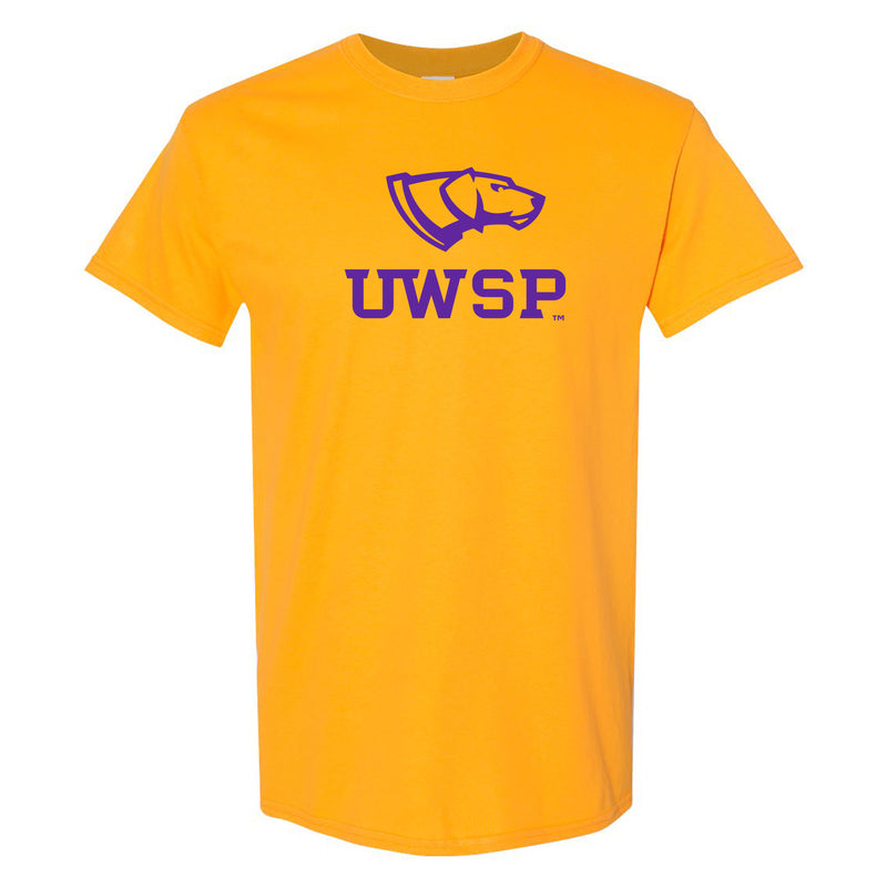 UW-Stevens Point Primary Logo T-Shirt - Gold