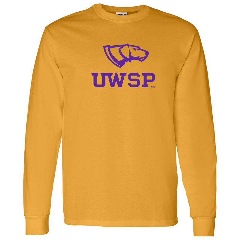 UW-Stevens Point Primary Logo Long Sleeve - Gold