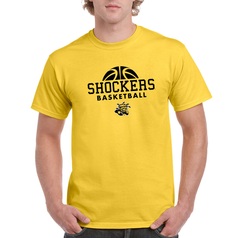 Wichita State University Shockers Basketball Hype Short Sleeve T Shirt - Daisy