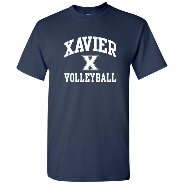 Xavier University Musketeers Arch Logo Volleyball Short Sleeve T