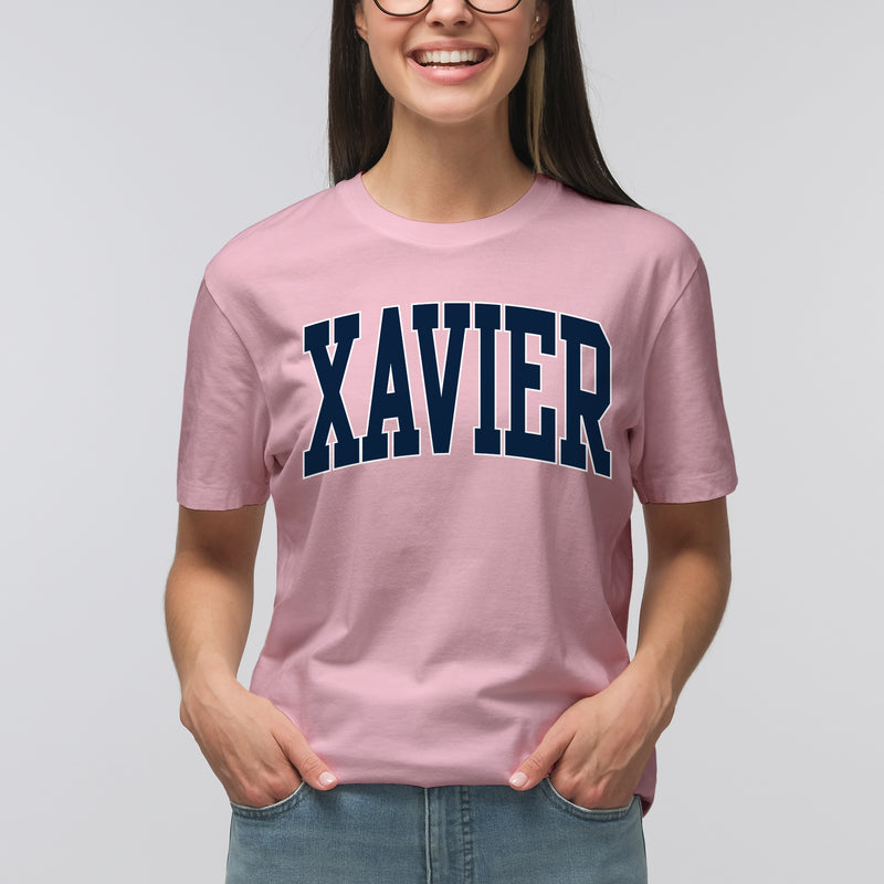 Xavier Musketeers Mega Arch T-Shirt - Light Pink