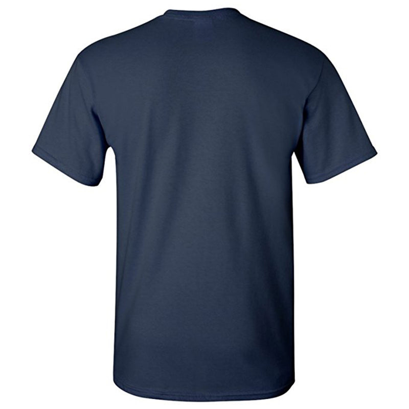 Xavier University Musketeers Arch Logo Short Sleeve T Shirt - Navy