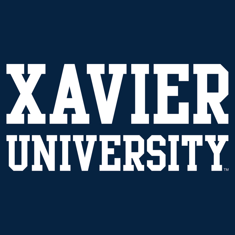 Xavier University Musketeers Basic Block Creeper - Navy