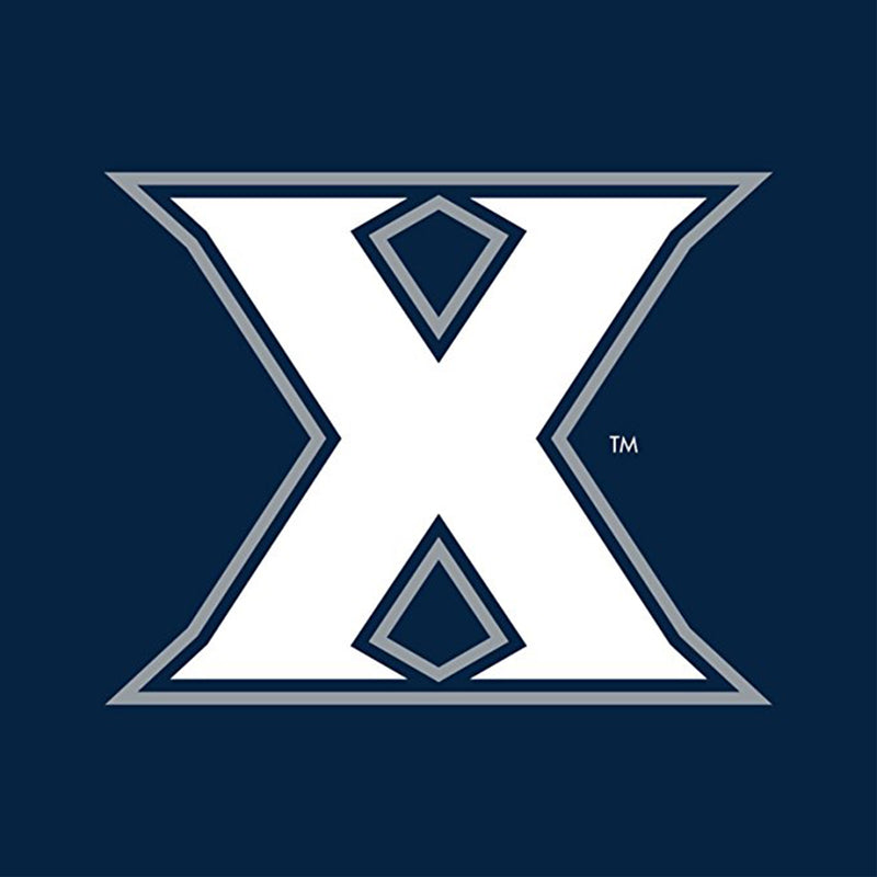 Xavier University Musketeers Primary Logo Left Chest Mens Polo - Navy