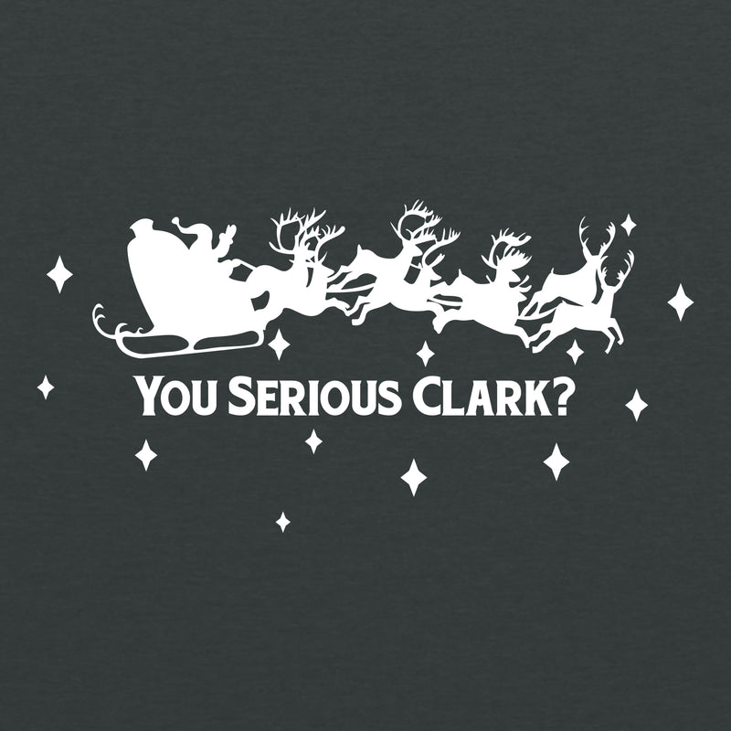 You Serious Clark - Funny Christmas Vacation Graphic T Shirt - Dark Heather
