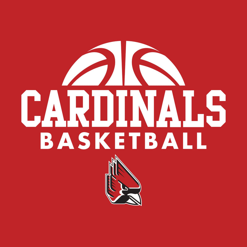 Ball State University Cardinals Basketball Hype Short Sleeve T Shirt - Red