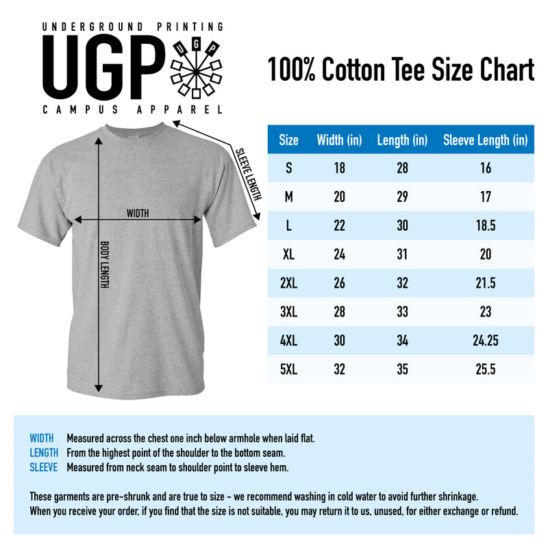 Basketball Shield University of Michigan Basic Cotton Short Sleeve T-Shirt - Maize